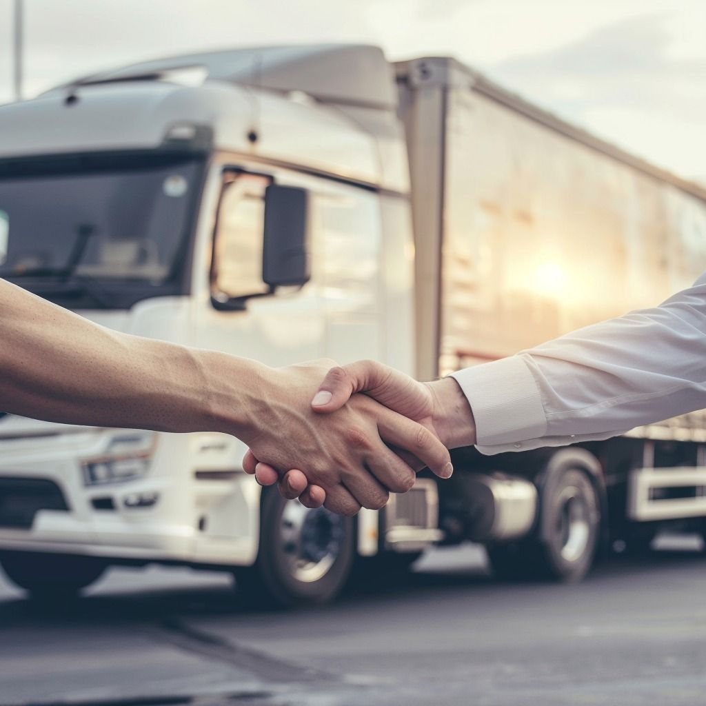 Aperto de mãos entre cliente e equipe da FertBrasil